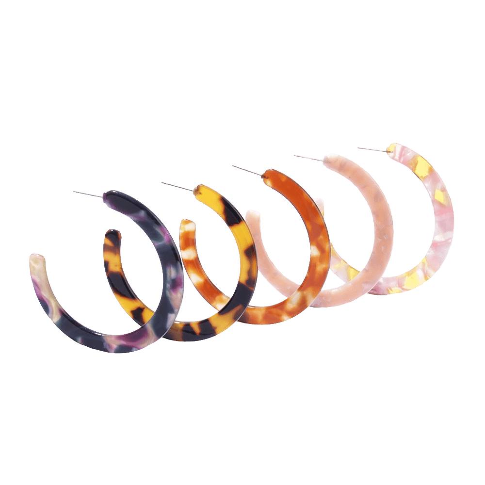 Minimalist C-Shaped Earrings