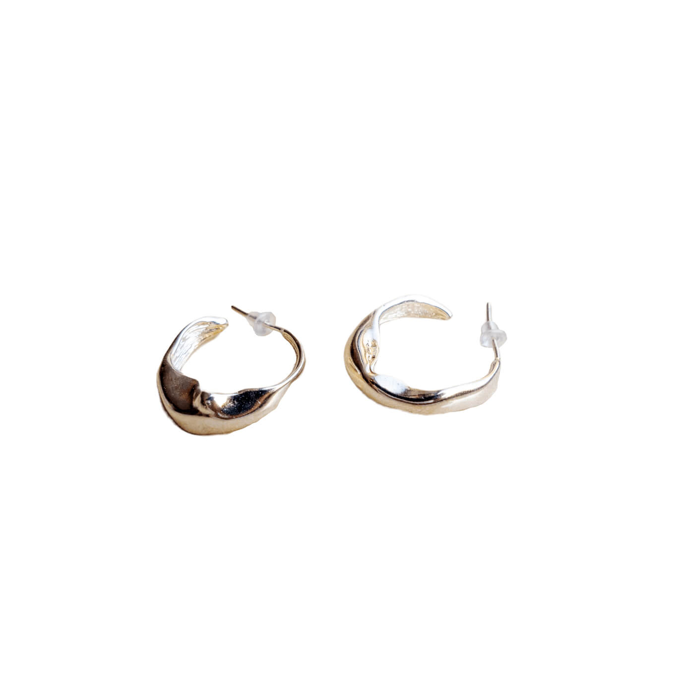 Irregular Shaped Metal Earrings
