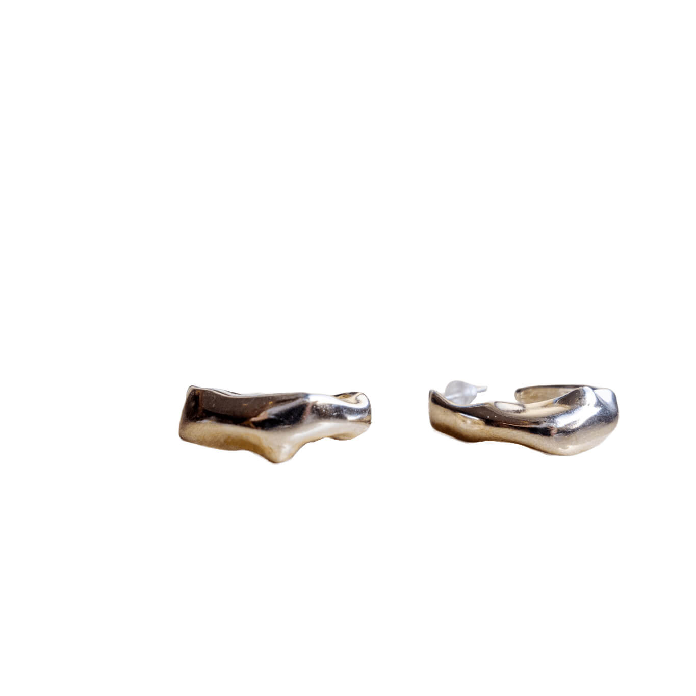 Irregular Shaped Metal Earrings