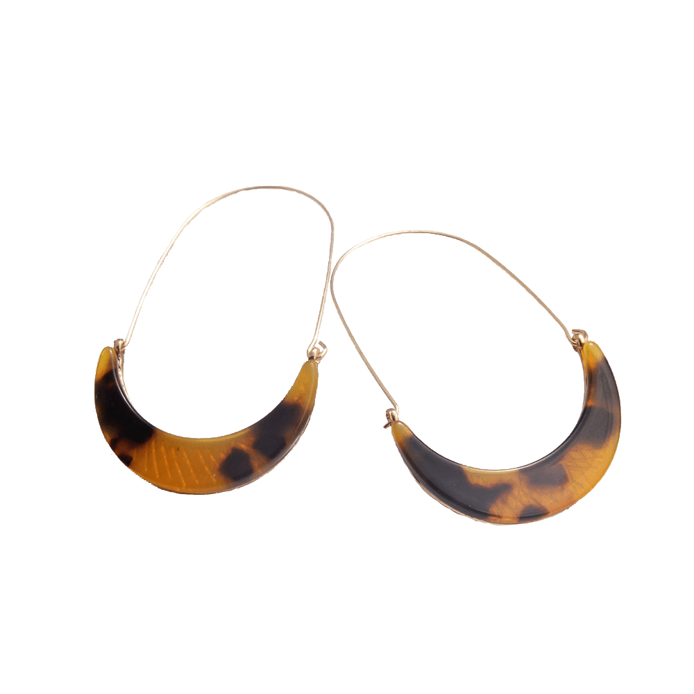 Minimalist Crescent-Shaped Earrings