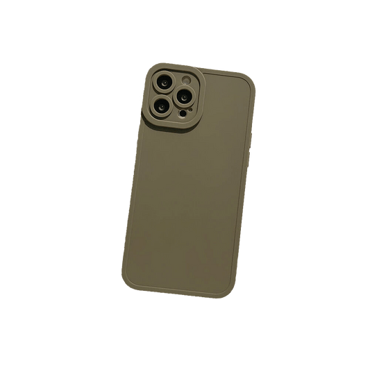 FADED - Mud Grey - Soft iPhone Case of Ravishing Faded Colours - Compatible Phone Models from iPhone 7 to iPhone 14 Pro Max