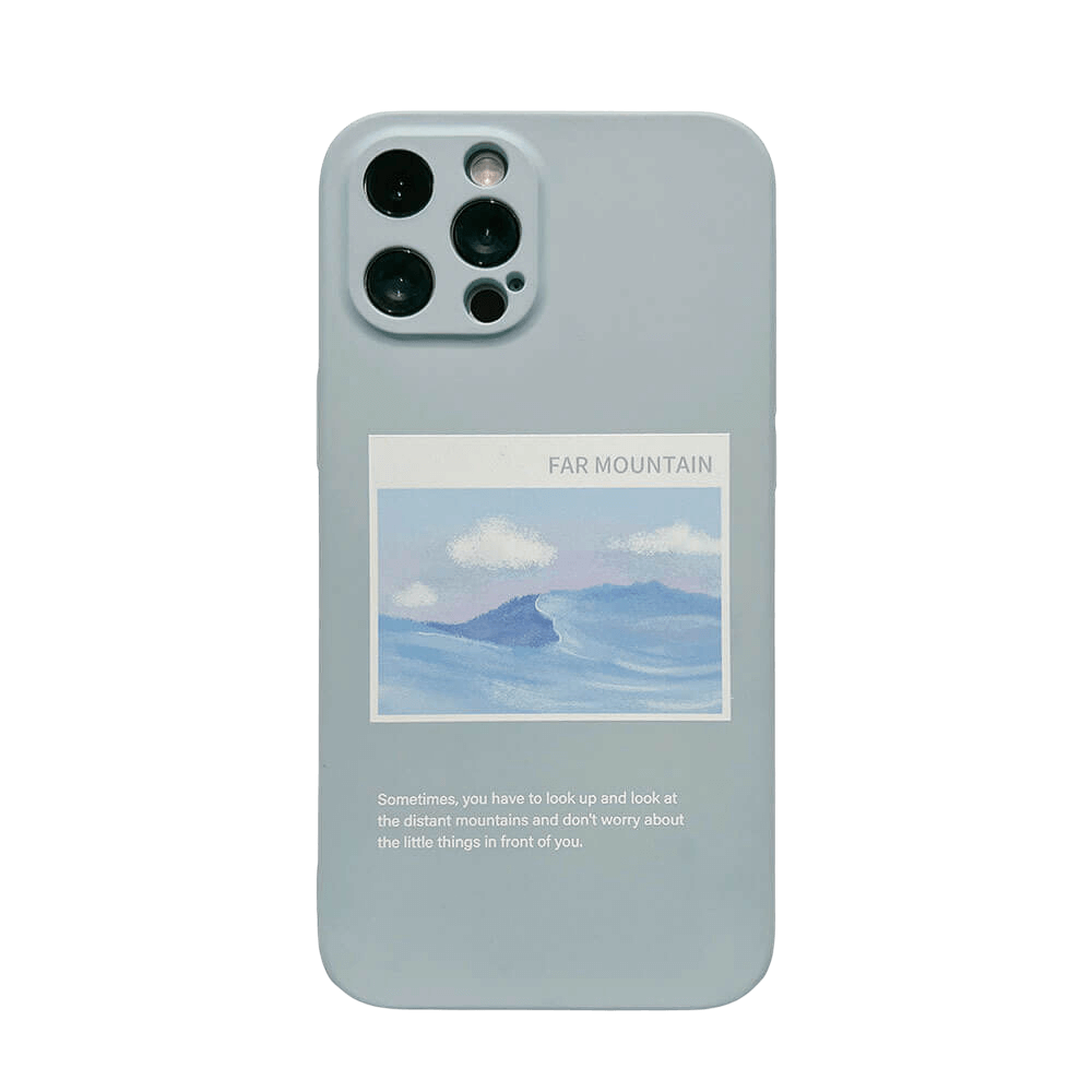 FAR MOUNTAIN - Soft iPhone Case - Compatible Phone Models from iPhone 7 to iPhone 13 Pro Max