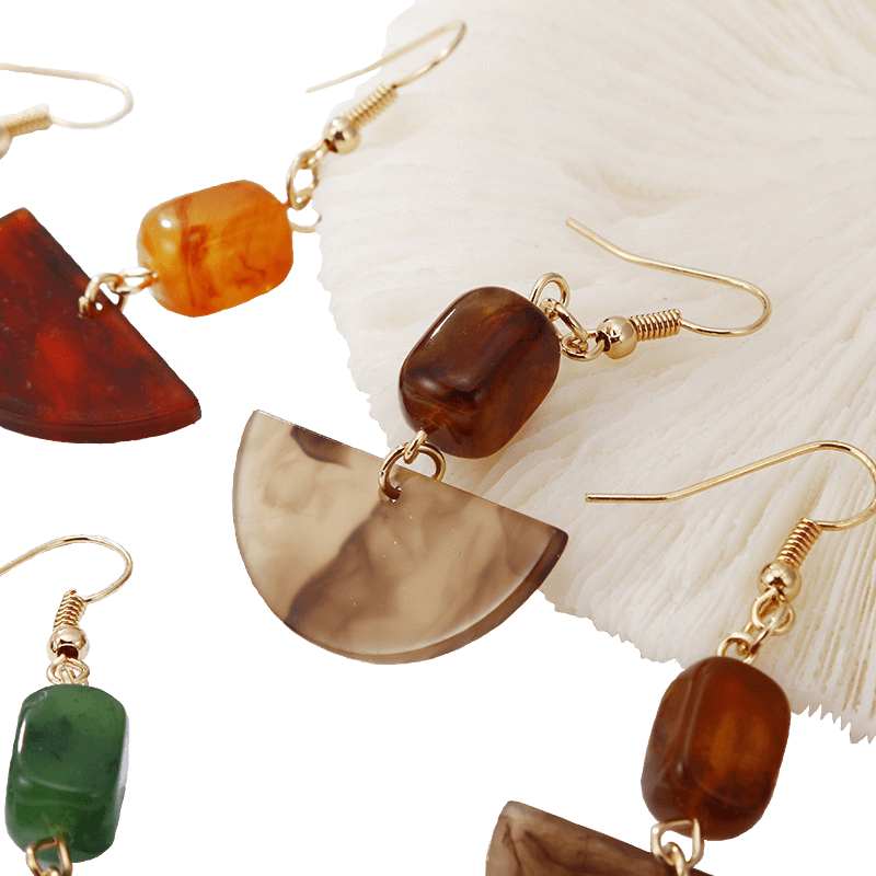 Acrylic Fan-Shaped Eardrops
