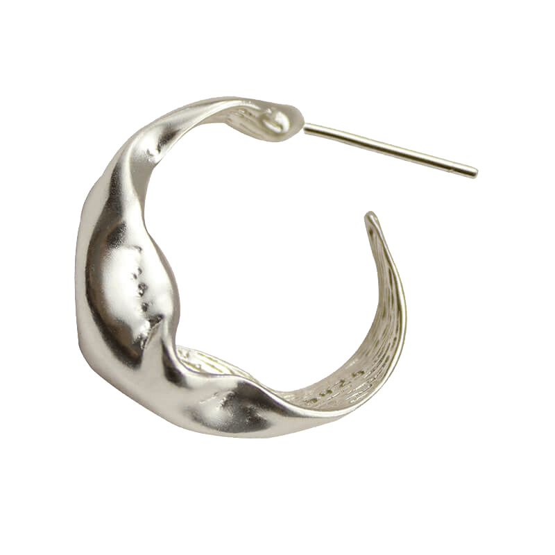 Irregular Shaped Metal Earrings
