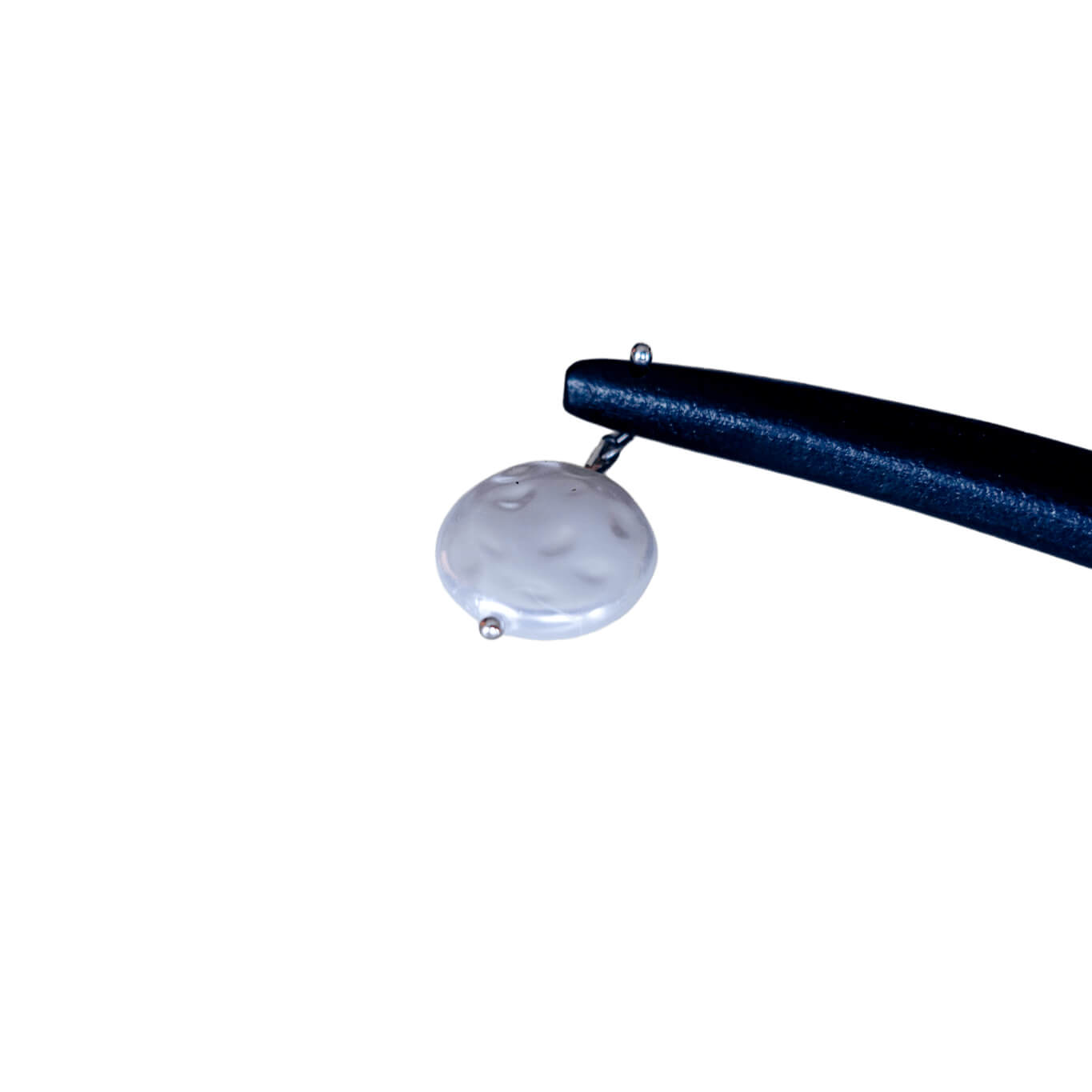 ZHUYU - Irregular Shaped Pearl Wood Hairpin